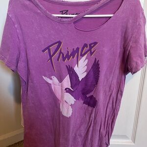 Prince Purple Cotton T-Shirt